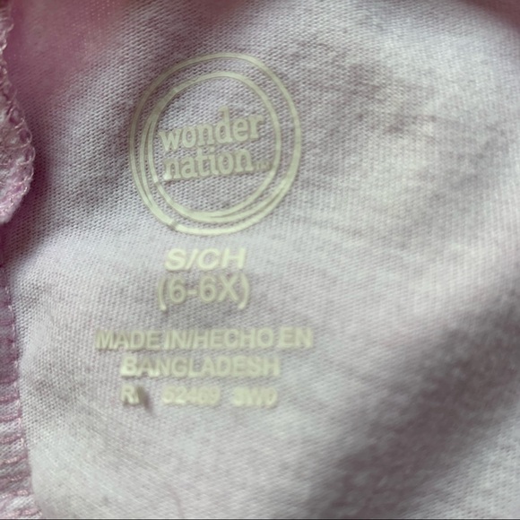 Wonder Nation Mermaid Fashion Sleeveless Pink Tank Girls 6-6X. - Picture 7 of 7